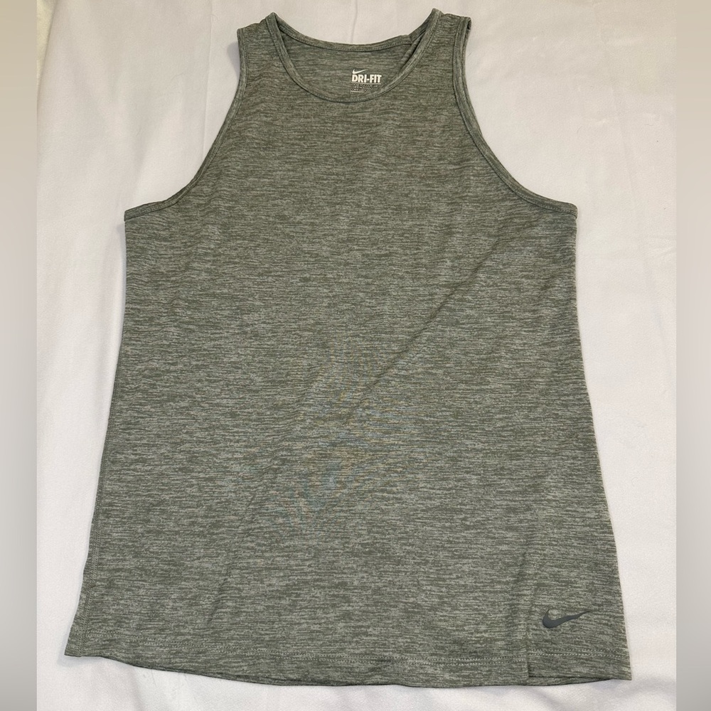 Nike Dri Fit Gray Tank Workout Top